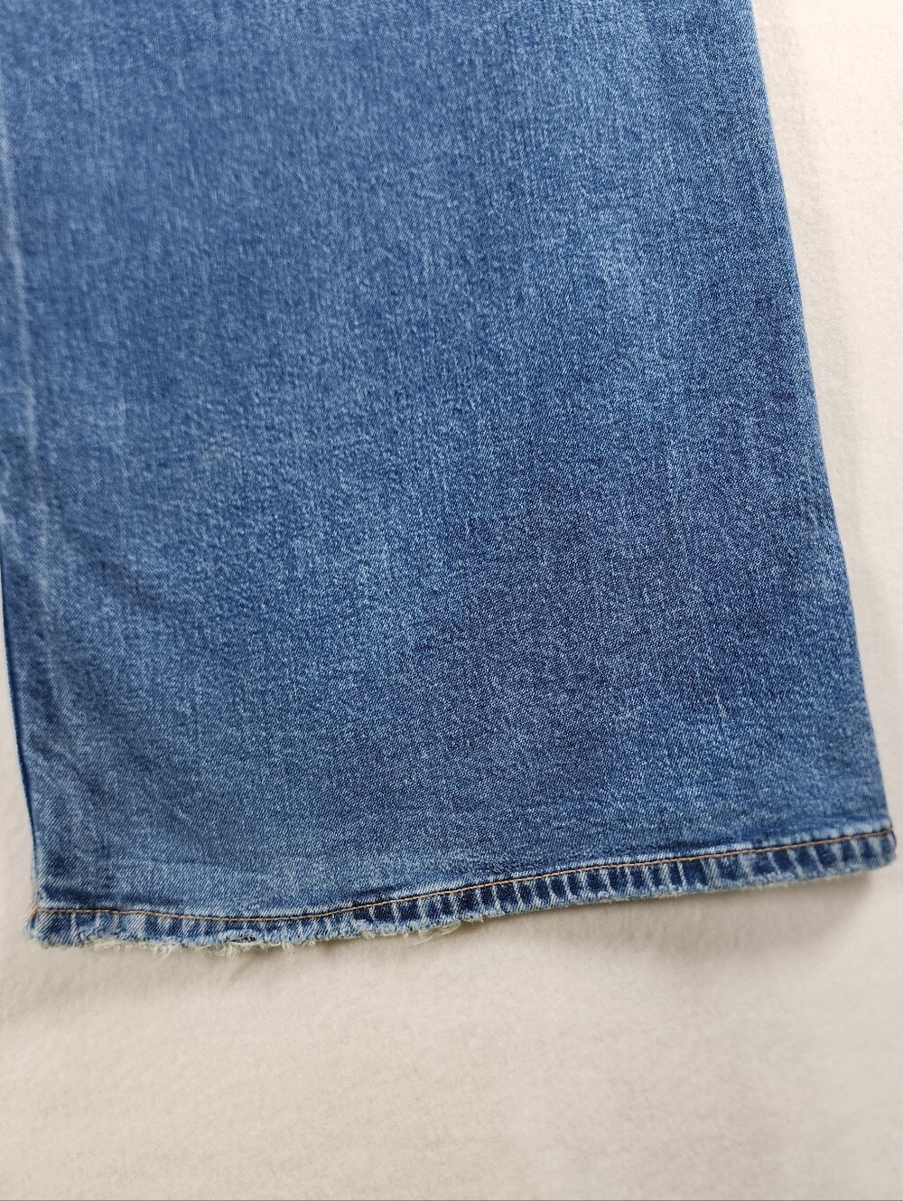 American Eagle Low Rise Baggy Ultra Wide Leg Jeans 8 Long Strigid Y2K - Picture 9 of 12